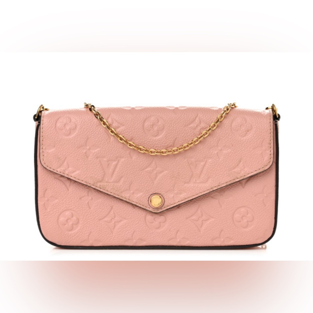 Louis Vuitton Pochette Felicie Empreinte Pink; Like new! - Picture 4 of 17